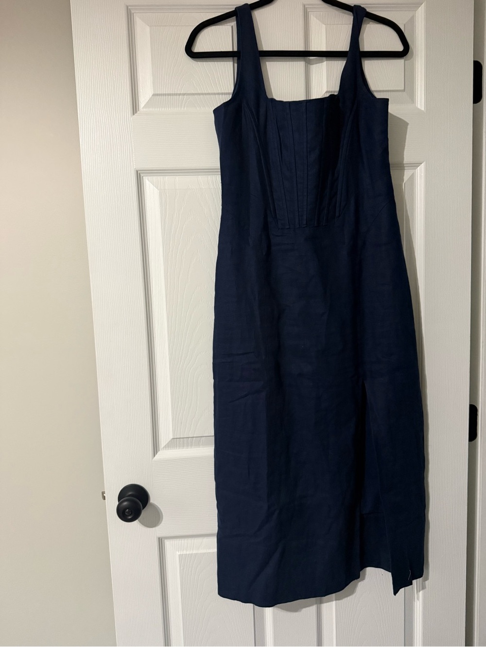 STAUD Linen Dress